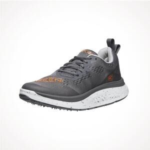 NEW KEEN men's athletic shoes in steel grey/scarlet ibss